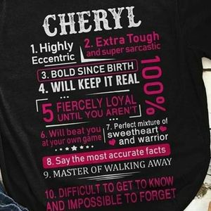 Meet your Posher, Cheryl